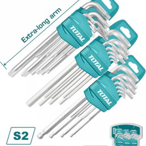 TOTAL ΕΠΑΓΓ. ΣΕΤ ΑΛΛΕΝ ΜΠΙΛΙΑΣ 9ΤΕΜ + ΣΕΤ TORX 9TEM + ΣΕΤ ΑΛΛΕΝ 9ΤΕΜ (THT106KT0271)