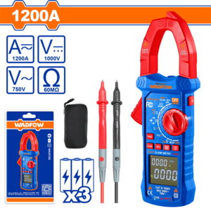 WADFOW ΑΜΠΕΡΟΤΣΙΜΠΙΔΑ ΨΗΦΙΑΚΗ DC / AC 1200A / 9999 counts (WDΜ8802)