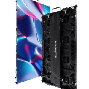 GLOBOSTAR® LUMOWALL 41003 Κυρτή Οθόνη Video Wall P3.91 Καμπίνα 50x100cm LED 360W 3840Hz 32768 Dots ≥5600cd/㎡ Nits AC 220-240V Εξωτερικού Χώρου IP65 Full Color S1/16 14Bits - Κάρτα NovaStar A8S-N+HUB - Curved -10/+15 Angle - Προστατευτικά Γωνιών - Nationstar SMD1921 & CZCL Driver - Μ50 x Π8.5 x Υ100cm - 2 Χρόνια Εγγύηση