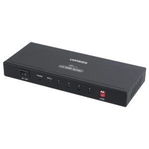 GLOBOSTAR® UGREEN-1x4 41019 Ugreen 1x4 All in One 4K HDMI Signal Splitter για LED Video Controllers - Input Signal W3840 x H2160@60Hz - Είσοδος 1 HDMI σε Έξοδο 4 HDMI - AC 220-240V IP20 - Μ17.7 x Π7.5 x Υ2cm - 2 Χρόνια Εγγύηση