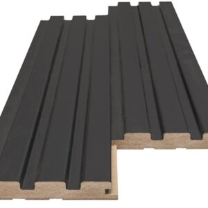 MDF PANEL ΜΕ 3D ΠΗΧΑΚΙΑ 507090 BEAT DL 16/119/2750mm BLACK LEAD NewPlan