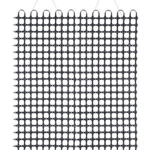 GloboStar® 90143 Digital Pixel Addressable Facade Soft Net Panel - Ψηφιακό Εύκαμπτο Δίχτυ Πάνελ Πρόσοψης Κτιρίων LED SMD 3535 300W/m2 400LED/m2 400PIXEL/m2 SPI/TTL Protocol IC UCS512B 18000lm/m2 120° DC 12V IP67 RGB - Μαύρο Σώμα - Μ100 x Π100 x Υ1.7cm