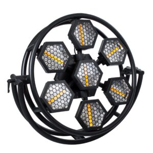 HEXA® HALO 51196 Stage Φωτιστικό Ειδικών Εφέ Digital Matrix Pixel & Blinder LED 784W 120° AC 220-240V IP20 7 x 100W COB Chip & 168 x 0.5W SMD5050 Chip Ultra Θερμό Λευκό 2200K & Πολύχρωμο RGB Dimmable DMX512 Protocol - Μ95 x Π17.5 x Υ78.5cm - 2 Χρόνια Εγγύηση