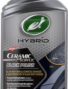 Turtle Wax Ceramic Acrylic Black Polish Κεραμικό Υγρό Κερώματος Αυτοκινήτου για Μαύρες Αποχρώσεις Αμαξώματος 500ml