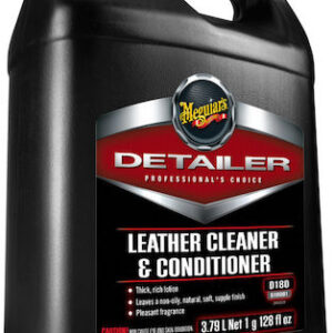 Meguiars Detailer Leather Cleaner & Conditioner Επαγγελματικό Καθαριστικό & Μαλακτικό Δερμάτων(#D18001) 3,780ml