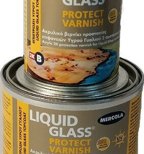 Mercola Liquid Glass Protect Varnish Υγρό Γυαλί Δύο Συστατικών 1lt (#1914)
