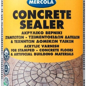 Concrete Sealer Extra Hs 5l Ενισχυμένο Ακρυλικό Βερνίκι Διαλύτου Τσιμεντοειδών Δαπέδων Άχρωμο Σατινέ